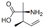 4-Pentenoicacid,2-amino-2,3-dimethyl-,(2S,3R)-(9CI) Struktur