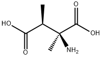L-Aspartic acid, 2,3-dimethyl-, (3S)- (9CI) Struktur