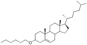 cholesteryl hexyl ether 结构式