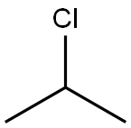 2-氯丙烷,75-29-6,结构式