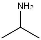 异丙胺, 75-31-0, 结构式