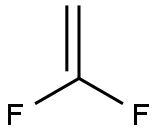 1,1-DIFLUOROETHYLENE Struktur