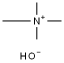 Tetramethylammonium hydroxide Struktur