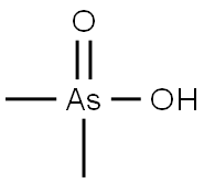 二甲次胂酸,75-60-5,结构式