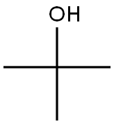 tert-Butyl alcohol Structure