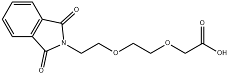 2-[2-(2-酞酰亚氨基乙氧基)乙氧基]乙酸,75001-09-1,结构式