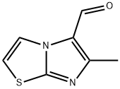 6-METHYL-IMIDAZO[2,1-B]THIAZOLE-5-CARBALDEHYDE Struktur