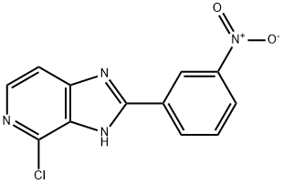 4-Chloro-2-(3-nitrophenyl)-imidazo(4,5-c)pyridine Structure