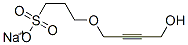 sodium 3-[(4-hydroxy-2-butynyl)oxy]propanesulphonate,75032-91-6,结构式