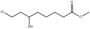 8-CHLORO-6-HYDROXY METHYL CAPRYLATE 化学構造式
