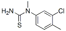 Thiourea,  N-(3-chloro-4-methylphenyl)-N-methyl-,75050-67-8,结构式