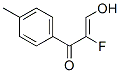 2-Propen-1-one, 2-fluoro-3-hydroxy-1-(4-methylphenyl)- (9CI),750509-46-7,结构式