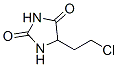 2,4-Imidazolidinedione,  5-(2-chloroethyl)- Structure