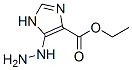 1H-Imidazole-4-carboxylicacid,5-hydrazino-,ethylester(9CI),750524-36-8,结构式