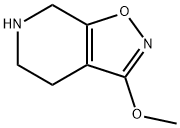 Isoxazolo[5,4-c]pyridine, 4,5,6,7-tetrahydro-3-methoxy- (9CI) Struktur