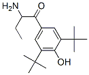 1-Butanone,  2-amino-1-[3,5-bis(1,1-dimethylethyl)-4-hydroxyphenyl]- Structure