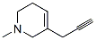 Pyridine, 1,2,3,6-tetrahydro-1-methyl-5-(2-propynyl)- (9CI) Structure