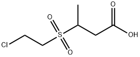 4-(2-Chloroethylsulfonyl)butanoic acid Struktur