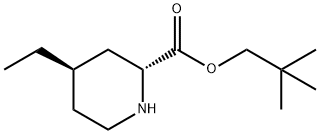 2-Piperidinecarboxylicacid,4-ethyl-,2,2-dimethylpropylester,(2R,4R)-(9CI) Structure