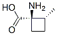Cyclobutanecarboxylic acid, 1-amino-2-methyl-, (1R,2R)- (9CI) Struktur