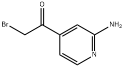 Ethanone, 1-(2-amino-4-pyridinyl)-2-bromo- (9CI) 化学構造式