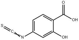 2-HYDROXY-4-ISOTHIOCYANATOBENZOIC ACID 结构式