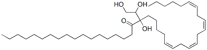 stearoylarachidonylglycerol 结构式