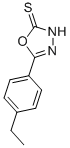 1,3,4-Oxadiazole-2(3H)-thione,5-(4-ethylphenyl)-(9CI) Structure