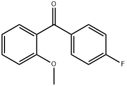 4-フルオロ-2'-メトキシベンゾフェノン 化学構造式