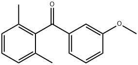 2,6-DIMETHYL-3'-METHOXYBENZOPHENONE Structure