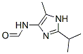 Formamide, N-[5-methyl-2-(1-methylethyl)-1H-imidazol-4-yl]- (9CI) Struktur