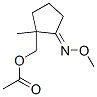 750649-24-2 Cyclopentanone, 2-[(acetyloxy)methyl]-2-methyl-, 1-(O-methyloxime) (9CI)