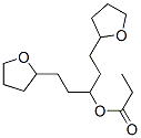 プロパン酸1,5-ジ(テトラヒドロフラン-2-イル)ペンタン-3-イル 化学構造式