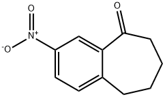 3-硝基-6,7,8,9-四氢-5H-苯并[7]环庚烯-5-酮,7507-93-9,结构式