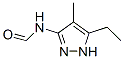 Formamide,  N-(5-ethyl-4-methyl-1H-pyrazol-3-yl)- Structure