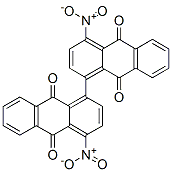 4,4'-ジニトロ-1,1'-ビアントラセン-9,9',10,10'-テトラオン 化学構造式