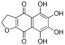 2,3-Dihydro-5,6,7,8-tetrahydroxynaphtho[2,3-b]furan-4,9-dione,75083-41-9,结构式