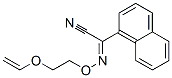 1-Naphthaleneacetonitrile, alpha-((2-(ethenyloxy)ethoxy)imino)-|