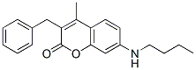 3-benzyl-7-butylamino-4-methyl-chromen-2-one,7509-71-9,结构式