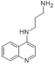 4-(3-AMINOPROP-1-YL)AMINOQUINOLINE 结构式