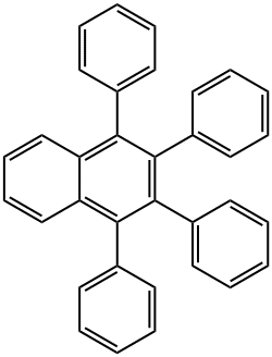 1,2,3,4-四苯基萘, 751-38-2, 结构式