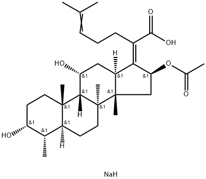 夫西地酸钠,751-94-0,结构式