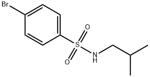 4-bromo-N-isobutylbenzenesulfonamide 化学構造式