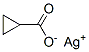 シクロプロパンカルボン酸銀(I) 化学構造式