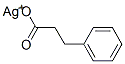 Benzenepropanoic acid silver(I) salt Structure