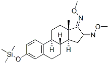 3-[(Trimethylsilyl)oxy]estra-1,3,5(10)-triene-16,17-dione bis(O-methyl oxime)|