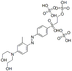 2,2'-[[3-Methyl-4-[[4-[[2-(sulfooxy)ethyl]sulfonyl]phenyl]azo]phenyl]imino]diethanol bis(hydrogen sulfate)|