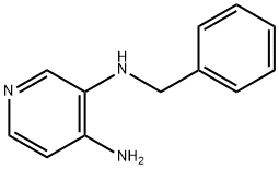 3,4-Pyridinediamine,N3-(phenylmethyl)- Structure