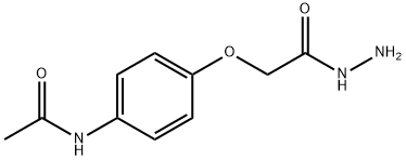 N-(4-(2-肼基-2-氧代乙氧基)苯基)乙酰胺, 75129-75-8, 结构式
