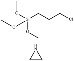 三甲氧基甲硅烷基丙基改性(聚乙烯亚胺),50% 异丙醇溶液 结构式